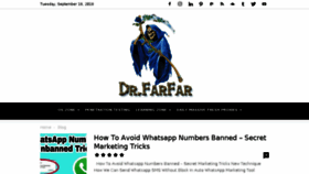 What Dr-farfar.com website looked like in 2018 (5 years ago)