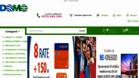 What Domo.ro website looked like in 2018 (7 years ago)