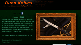 What Dunnknives.com website looked like in 2018 (5 years ago)