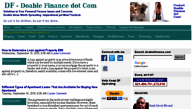 What Doablefinance.com website looked like in 2018 (5 years ago)