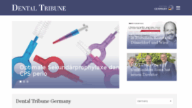 What Dental-tribune.de website looked like in 2018 (5 years ago)