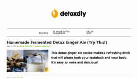 What Detoxdiy.com website looked like in 2018 (5 years ago)