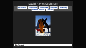 What Davidhayes.com website looked like in 2018 (7 years ago)