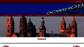 What Dom-hotel.de website looked like in 2018 (5 years ago)