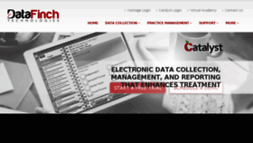 What Datafinch.com website looked like in 2018 (5 years ago)