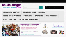 What Doudoutheque-co.com website looked like in 2018 (5 years ago)