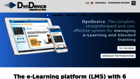 What Dyndevice.com website looked like in 2018 (5 years ago)