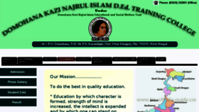 What Domohanaknidedcollege.org website looked like in 2018 (5 years ago)