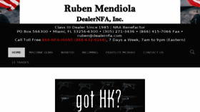 What Dealernfa.com website looked like in 2018 (5 years ago)