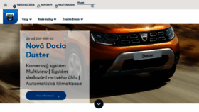 What Dacia.cz website looked like in 2018 (5 years ago)