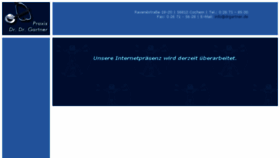 What Drgartner.de website looked like in 2018 (5 years ago)