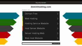 What Dominhosting.com website looked like in 2018 (5 years ago)