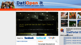 What Datiopen.it website looked like in 2018 (5 years ago)