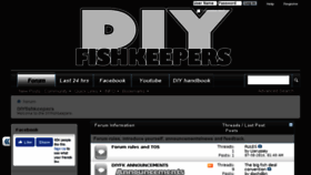 What Diyfishkeepers.com website looked like in 2018 (5 years ago)