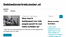 What Dekbedovertrekcenter.nl website looked like in 2018 (5 years ago)