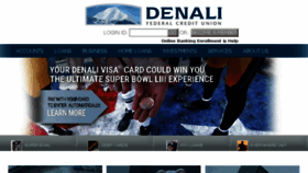 What Denalifcu.org website looked like in 2018 (5 years ago)