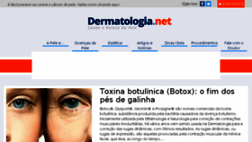 What Dermatologia.net website looked like in 2018 (5 years ago)