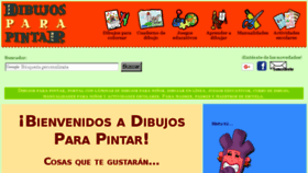 What Dibujosparapintar.com website looked like in 2018 (6 years ago)