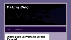What Datingblog.es website looked like in 2018 (5 years ago)