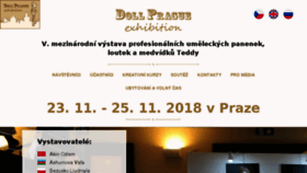 What Dollprague.com website looked like in 2018 (5 years ago)