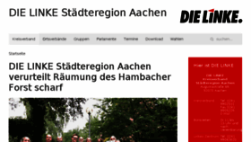 What Dielinke-aachen.de website looked like in 2018 (5 years ago)