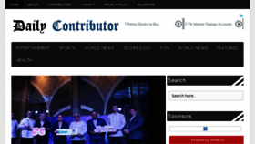 What Dailycontributor.com website looked like in 2018 (5 years ago)