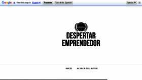 What Despertar-emprendedor.com website looked like in 2018 (5 years ago)
