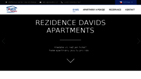 What Davids.cz website looked like in 2018 (5 years ago)