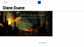 What Dianeduane.com website looked like in 2018 (5 years ago)