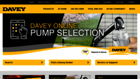 What Davey.com.au website looked like in 2018 (5 years ago)