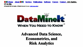 What Datamineit.com website looked like in 2018 (5 years ago)