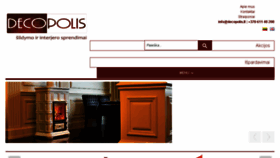 What Decopolis.lt website looked like in 2018 (5 years ago)