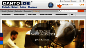 What Danto.de website looked like in 2018 (6 years ago)