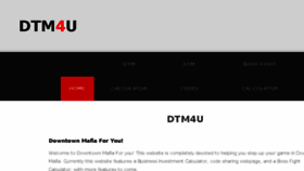 What Dtm4u.com website looked like in 2018 (5 years ago)