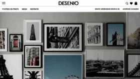 What Desenio.nl website looked like in 2018 (5 years ago)