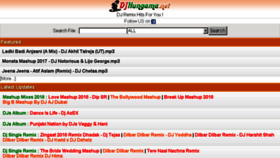What Djhungama.net website looked like in 2018 (5 years ago)