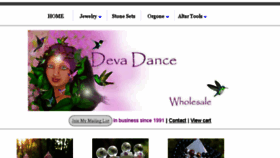 What Deva-dance.com website looked like in 2018 (5 years ago)