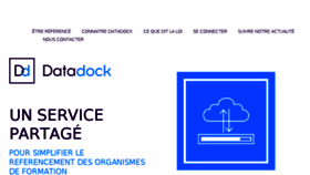 What Data-dock.fr website looked like in 2018 (5 years ago)
