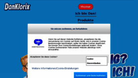 What Danklorix.de website looked like in 2018 (5 years ago)