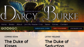 What Darcyburke.com website looked like in 2018 (5 years ago)
