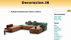 What Decoracion.in website looked like in 2018 (5 years ago)