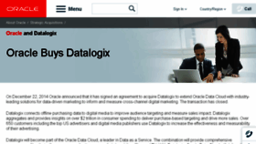 What Datalogix.com website looked like in 2018 (5 years ago)
