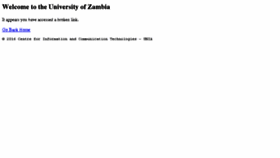What Dspace.unza.zm website looked like in 2018 (5 years ago)