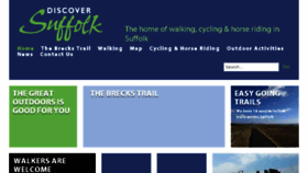 What Discoversuffolk.org.uk website looked like in 2018 (5 years ago)