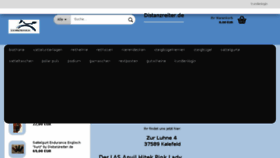 What Distanzreiter.de website looked like in 2018 (5 years ago)