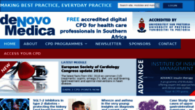 What Denovomedica.com website looked like in 2018 (5 years ago)