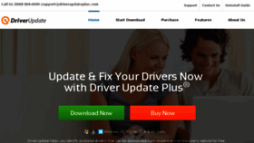 What Driverupdateplus.com website looked like in 2018 (5 years ago)