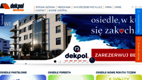 What Dekpolmieszkania.pl website looked like in 2018 (5 years ago)