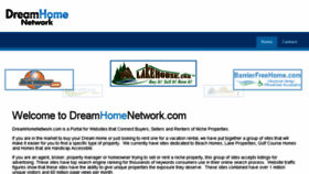 What Dreamhomenetwork.com website looked like in 2018 (5 years ago)