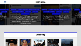 What Dailymedia.com.ng website looked like in 2018 (5 years ago)